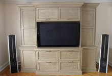 Entertainment Center - Quality Finishing Custom Cabinetry Services
