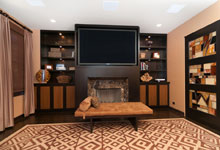 Living Room - Quality Finishing Custom Cabinetry Services